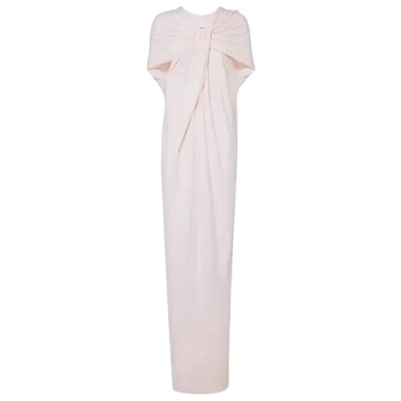 Jil Sander Sleeveless Maxi Dress in Confetti Pink 38 New Womens Formal Gown - Picture 9 of 16